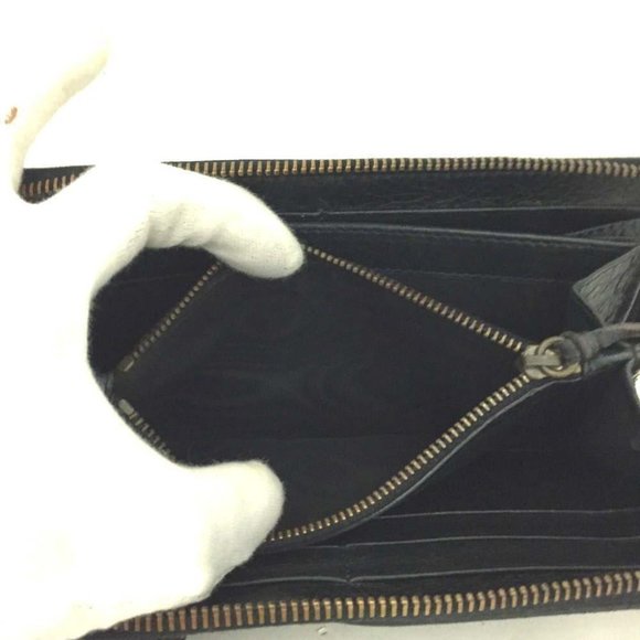 BALENCIAGA The City Leather Zip Around Long Wallet /1J6224 - Picture 6 of 8